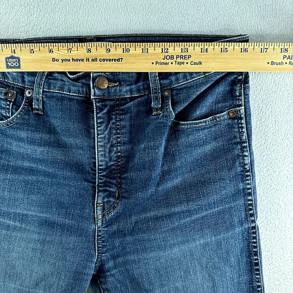 Madewell Women Jeans Blue Tag Size 10 (33x30.5) High Rise Skinny Stretch Denim - Picture 6 of 15